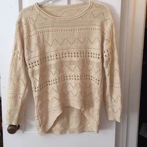 Geometric Cut Out Sweater
